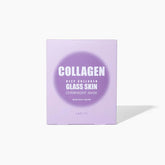 Collagen deep collection glass skin overnight mask packaging on a white background